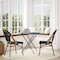 Flash Furniture Black French Bistro Stacking Chair SDA-AD642107-BK-NAT-GG - alternate 1